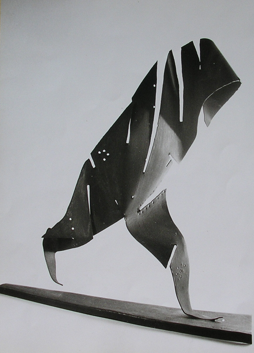 FELLAH une sculpture métallique intitulée le Fellah